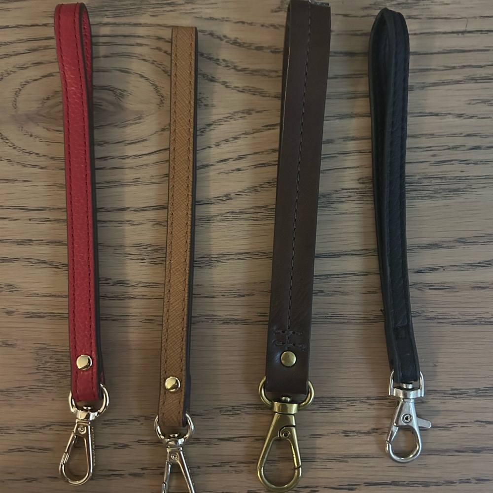 Leather Wristlet Straps 2) Michael Kors, 1)Fossil and 1) Unknown